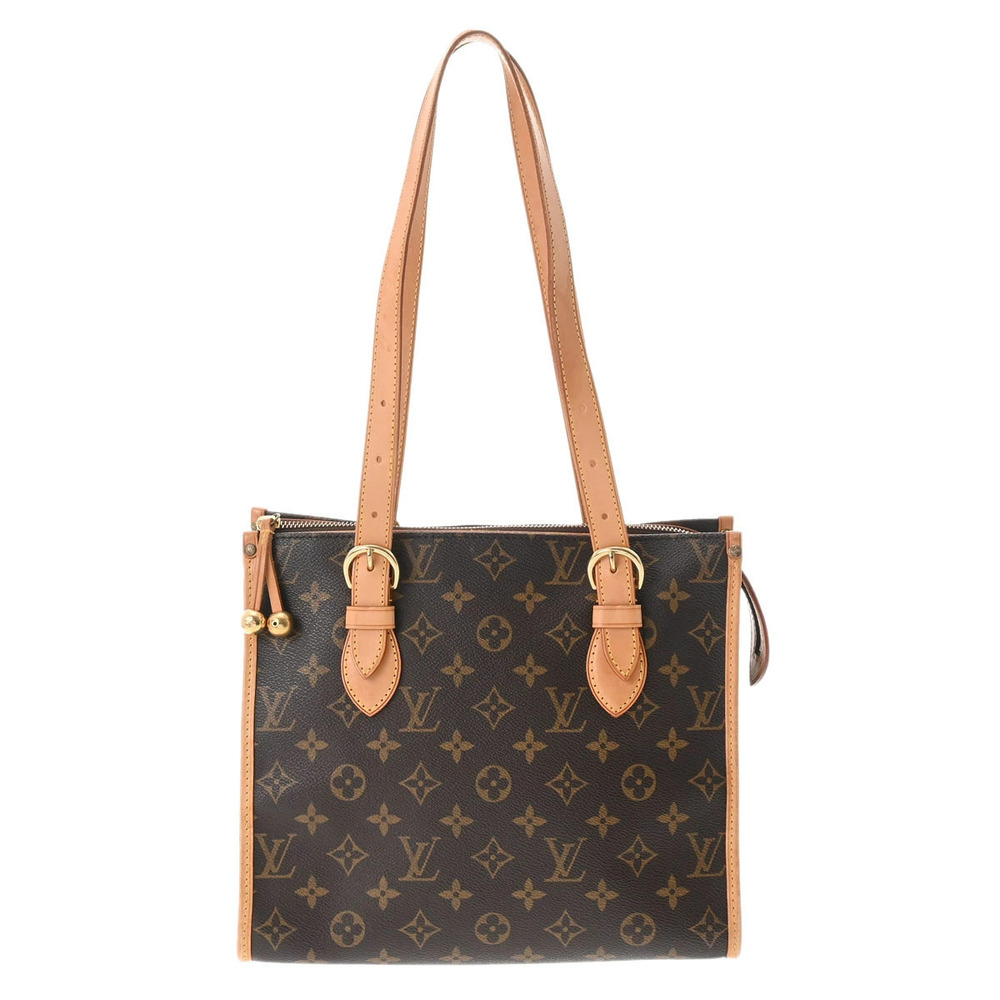 LOUIS VUITTON Monogram Popincourt Brown Canvas Handbag